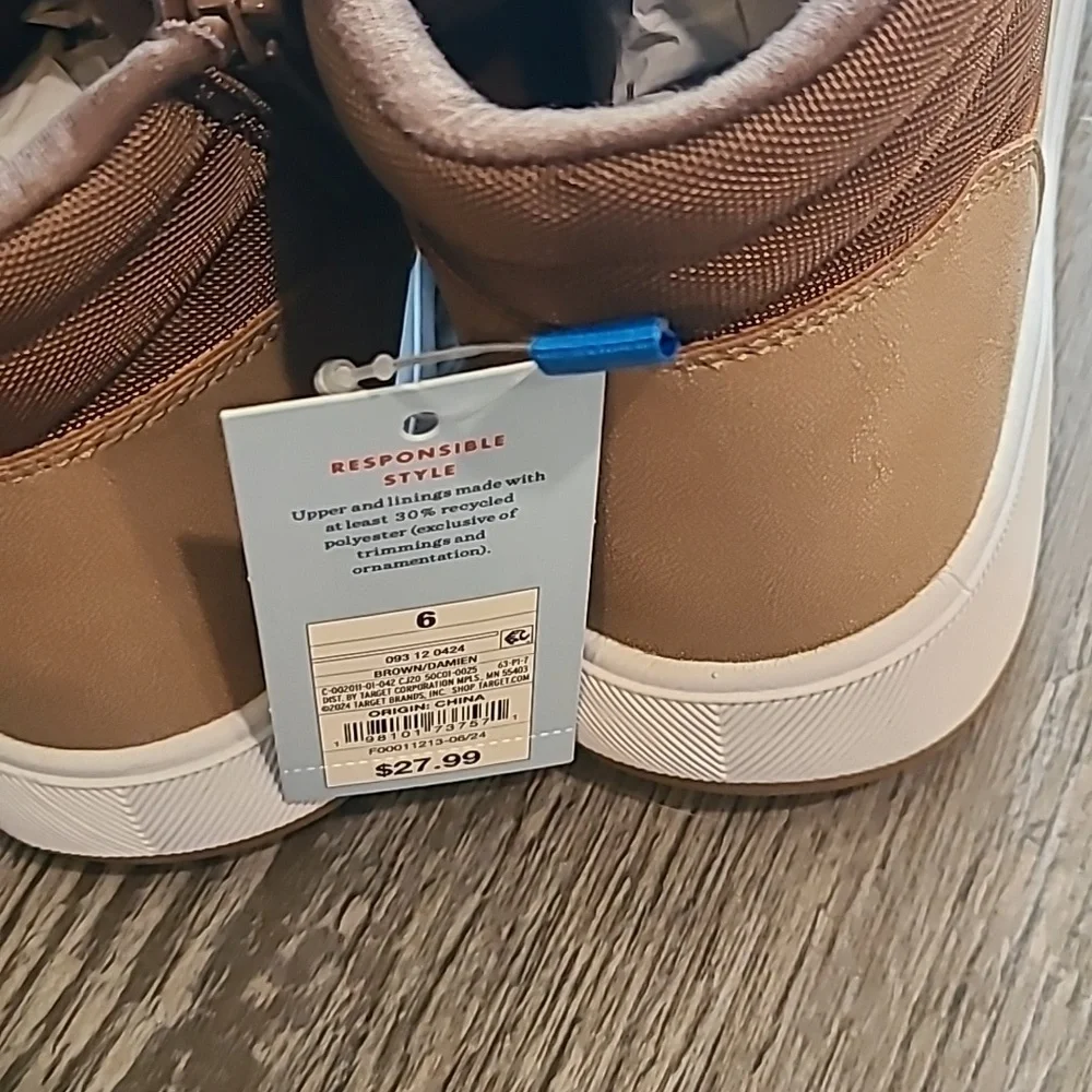 Cat & Jack' Damien Sneakers Boots  Brown
